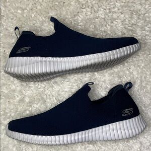 Skechers Men's Dark Blue Slip-On Sneakers